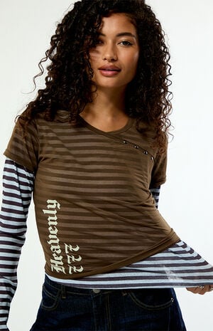 Heavenly Layered Long Sleeve Top image number 2