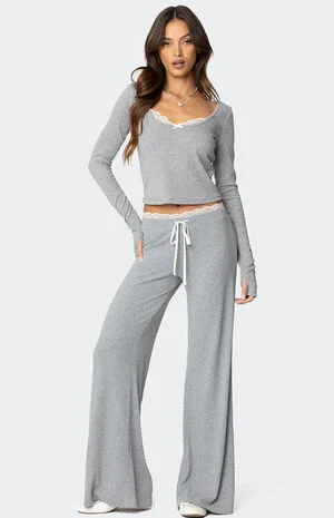 Peekaboo Lace Pants image number 1