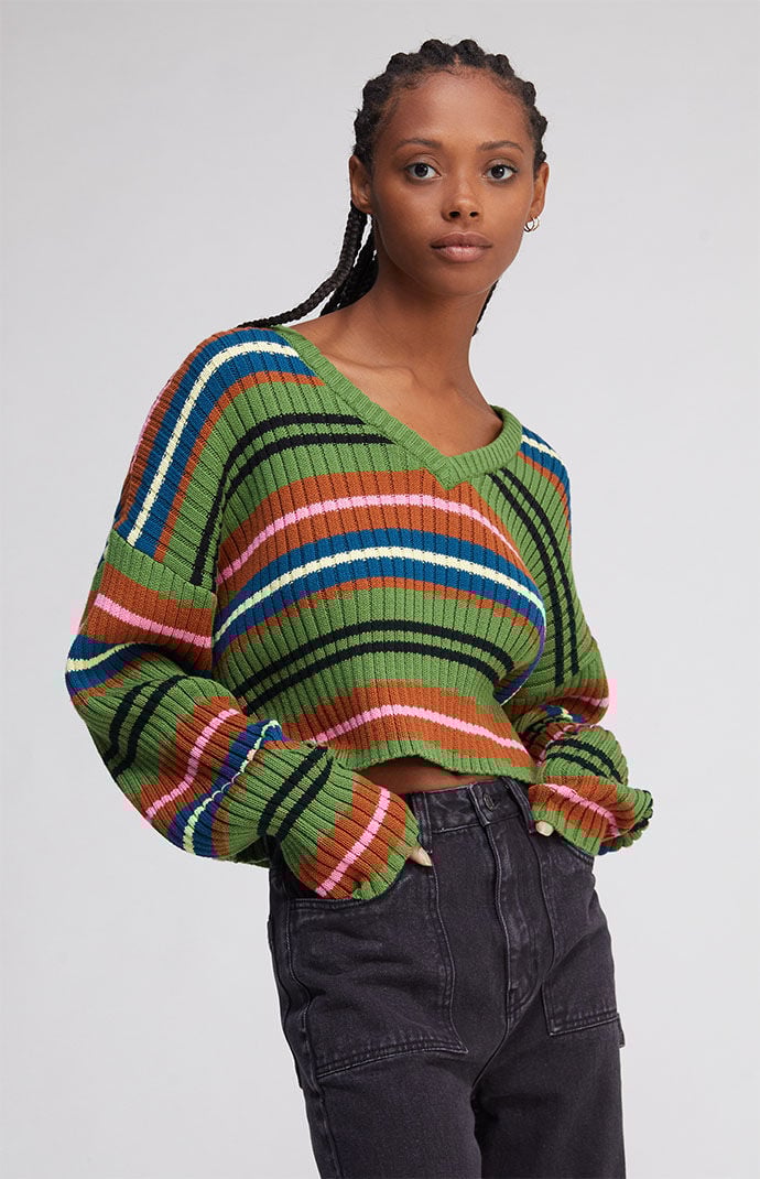 90s sales rainbow sweater