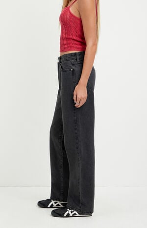 Alex Relaxed Straight Jeans Black image number 3