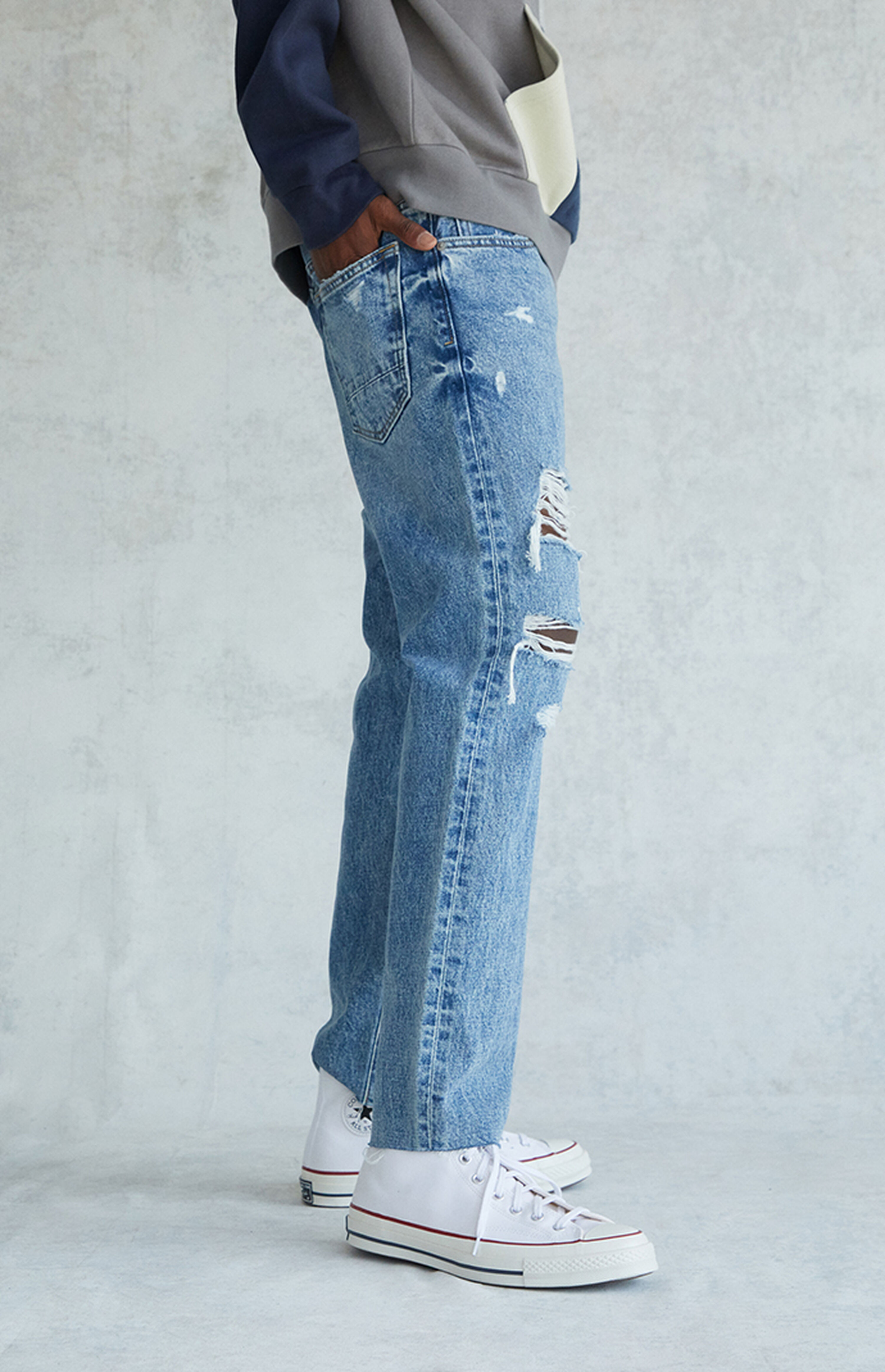 vintage loose jeans men's
