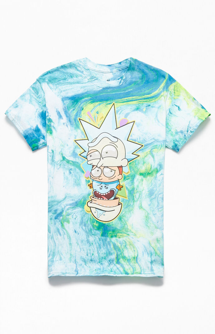 Download Rick And Morty Tie Dye T Shirt Wisconsin Dells Raglan T Shirt Mockup Psd Free Comfortable Everyday Clothing