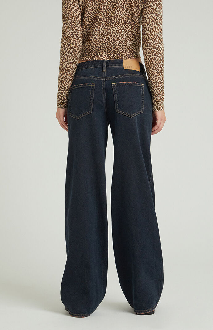 Pacsun Casey Low Rise Baggy Jeans Dark Indigo | PacSun