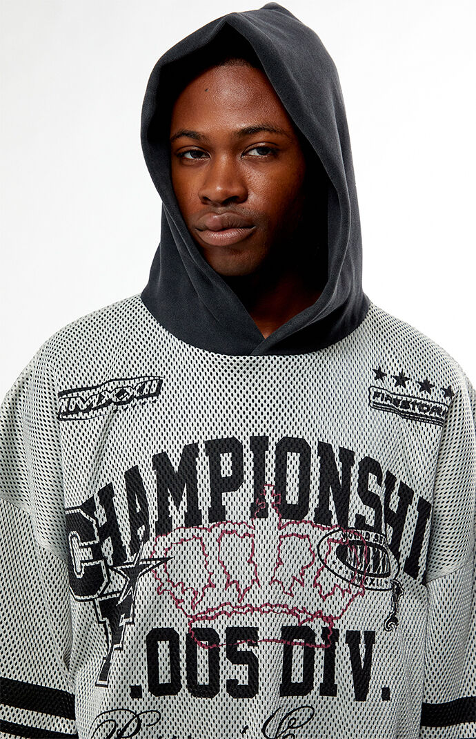 Pacsun Jersey 2fer Hoodie