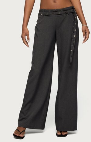 Cruz Double Belt Baggy Tailored Pants image number 1