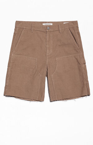 Eco Brown Workwear Shorts image number 1