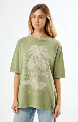 Tiki Tropics Oversized T-Shirt image number 1