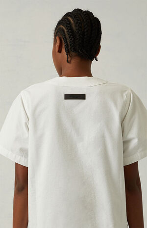 Women's White Boy Scout Shirt image number 5