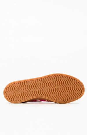 Women's White & Pink VL Court 3.0 Low Sneakers image number 4