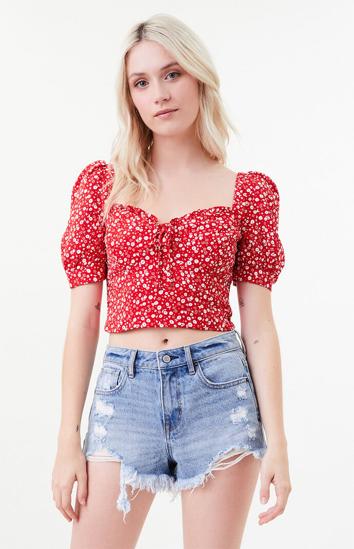 Ditsy Floral Top