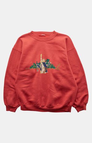 90s New York Crew Neck Sweatshirt image number 1
