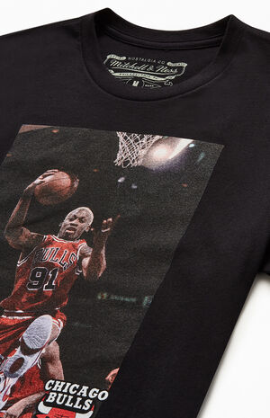 MITCHELL AND NESS Dennis Rodman Big Head Short Sleeve Tee