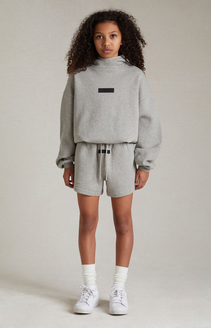 ★FEAROFGOD★ ESSENTIALS SWEATSHORTS DARK HEATHER OATMEAL Kids Fear of God Essentials Dark Heather Oatmeal Running
