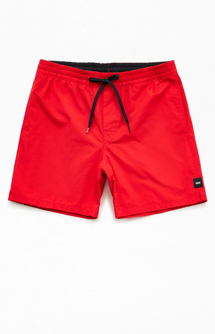Red Primary Volley Shorts