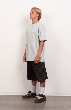 Dark Khaki Hammer Denim Walkshorts image number 5