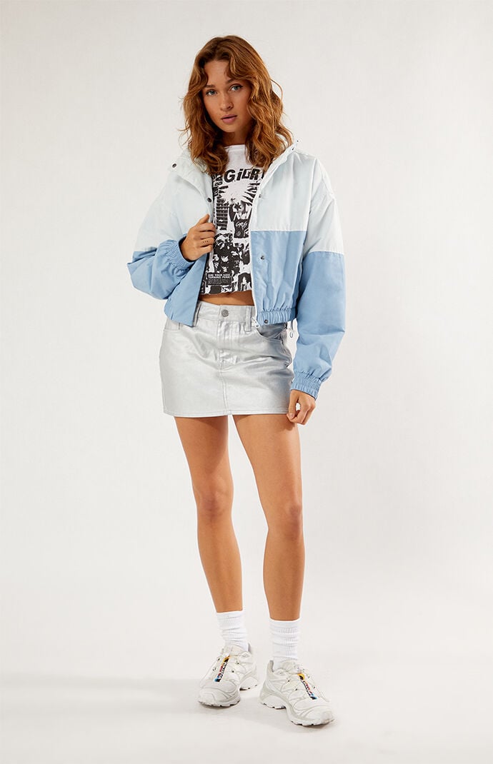 PacSun Colorblock Cropped Jacket PacSun