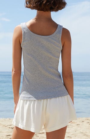 Silver New York Beyonca Tank Top image number 4