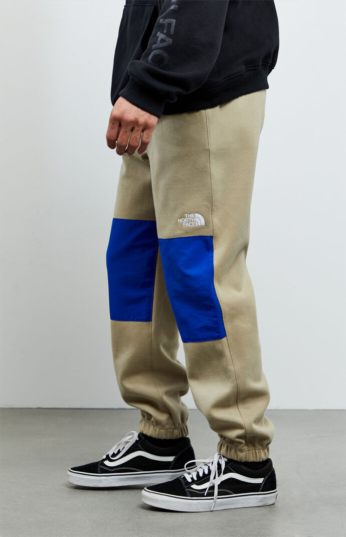 the north face mixed panel sweatpants
