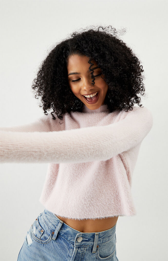 Model Mock Neck Sweater
