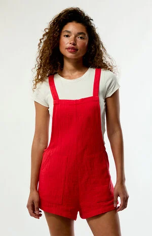 Beach Crush Denim Overalls image number 1
