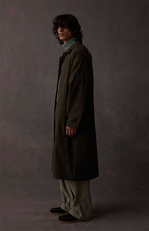Off Black Long Coat image number 4