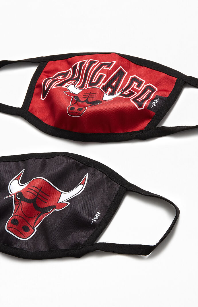 Two Pack Chicago Bulls Face Masks