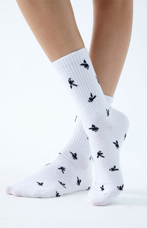 By PacSun Allover Bunny Socks image number 1