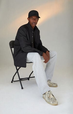 Loose Straight Menswear Fleece Pants image number 4