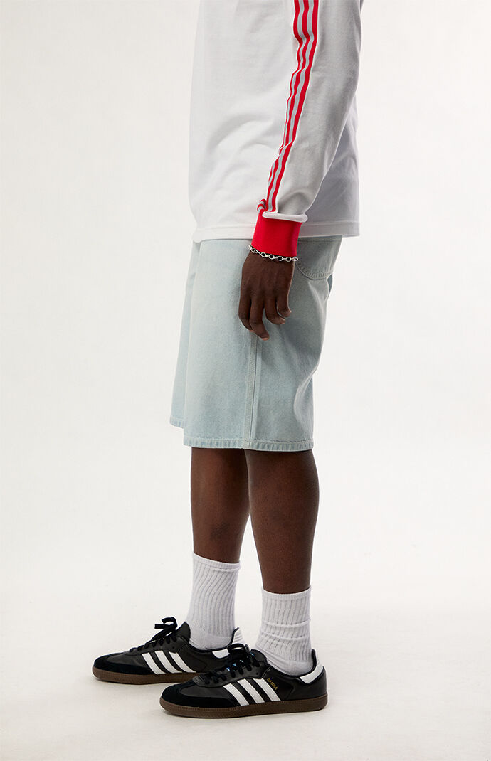 Dickies Light Blue Loose Jean Shorts
