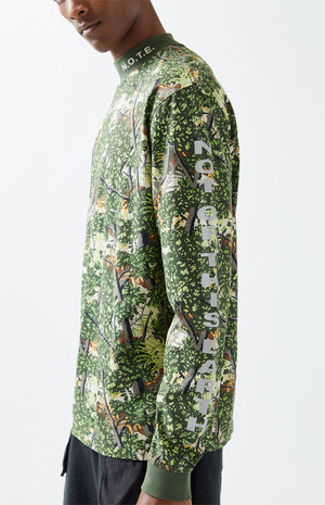 Tree Camo Long Sleeve T-Shirt image number 6