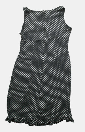 2000s Polka Dot Midi V-Neck Dress image number 2
