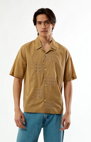 Brown Ritz Oversized Resort Camp Shirt image number 1