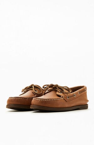 Tan Original 2-Eye Boat Shoes image number 2