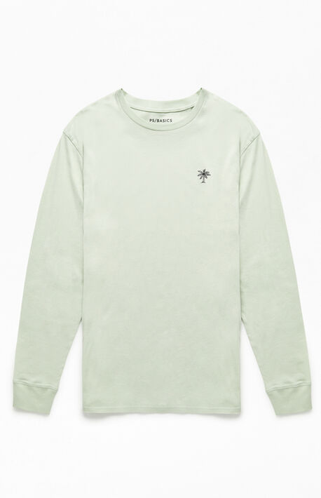 Palms Embroidered Long Sleeve T-Shirt