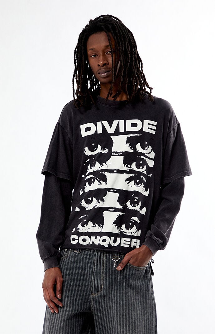 Pacsun Divide 2fer Long Sleeve T-Shirt