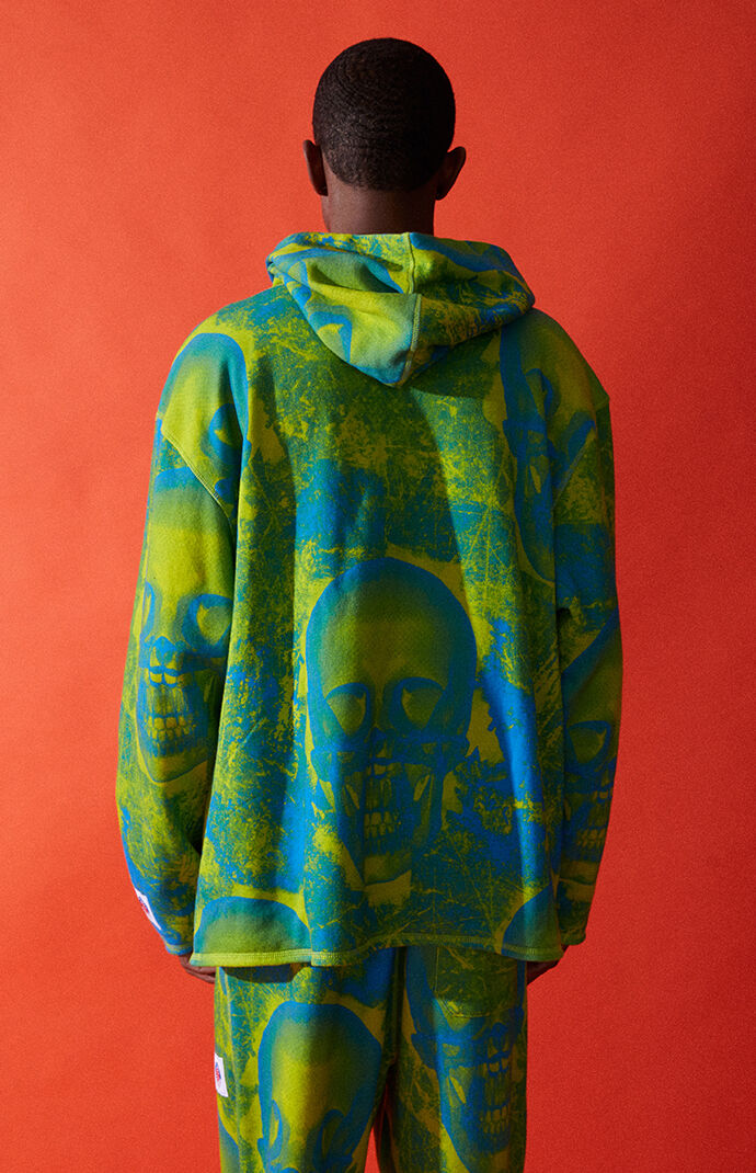 A$AP WORLDWIDE x Russell Athletic Blue Graphic Hoodie | PacSun