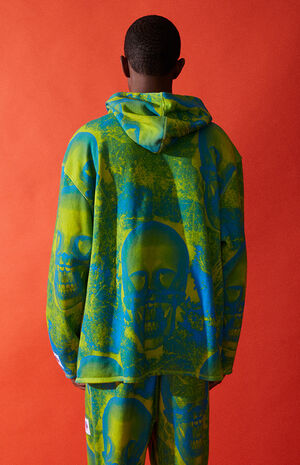 x Russell Athletic Blue Graphic Hoodie image number 3