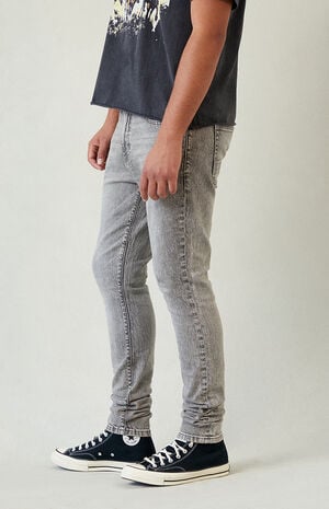 Bryce Stacked Skinny Jeans Stretch Gray image number 2