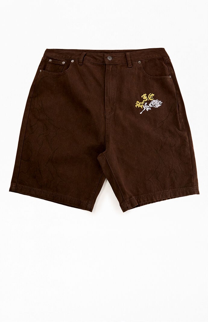 Civil The Rose Dealer Baggy Jean Shorts