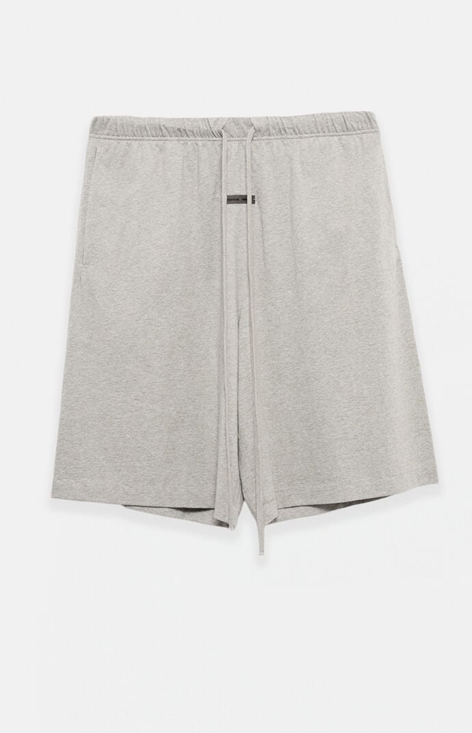 Fear of God ESSENTIALS Concrete Heather Basketball Jersey Sweat Shorts
