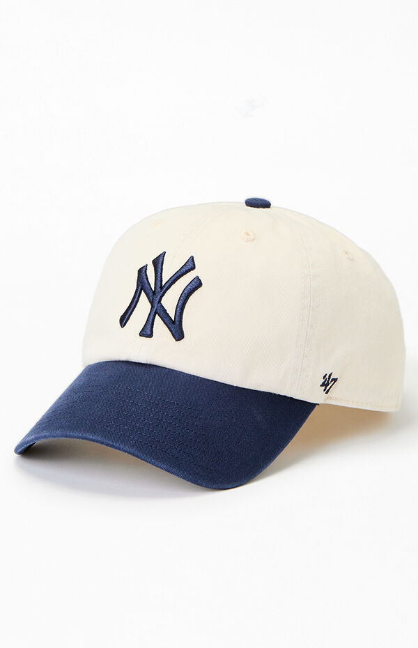 47 Brand Cream New York Yankees Strapback Dad Hat