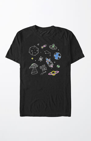 Outer Space Doodles T-Shirt image number 1