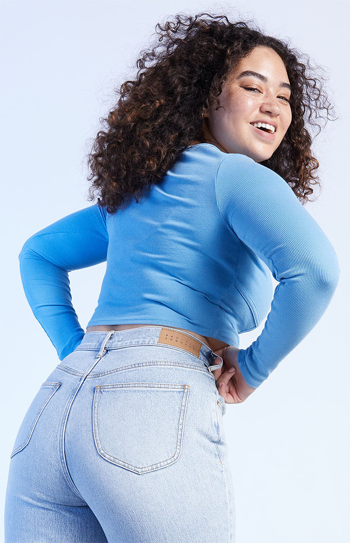 room306♡Curve Denim Pants Ssize blue m16452788812_1.jpg