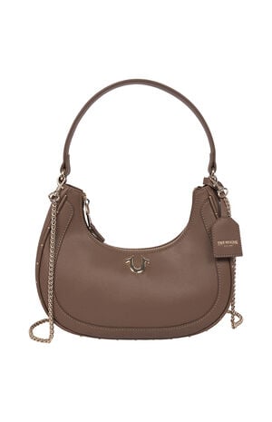 Top Zip Crescent Hobo Bag image number 1
