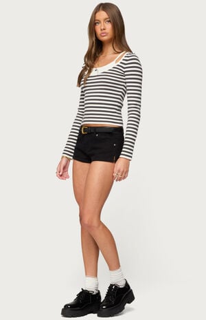 Cecile Layered Long Sleeve Top image number 4