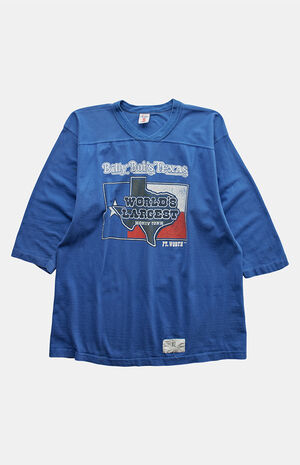 '90s World's Largest Happy Hour Texas V-neck Graphic Top image number 1