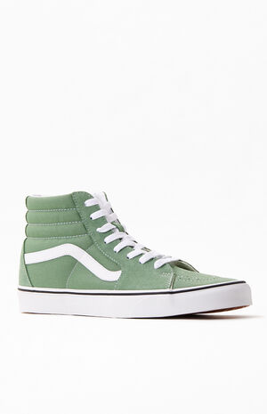 Green UA Sk8-HI Shoes image number 1