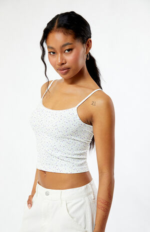 Francia Seamless Picot Tank Top image number 3