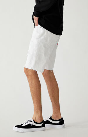 White 511 Slim Cutoff Denim Shorts image number 3
