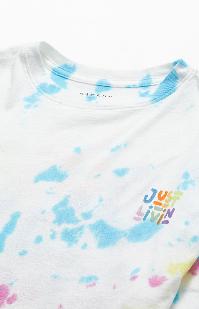 Tie-Dyed Just Livin' Long Sleeve T-Shirt